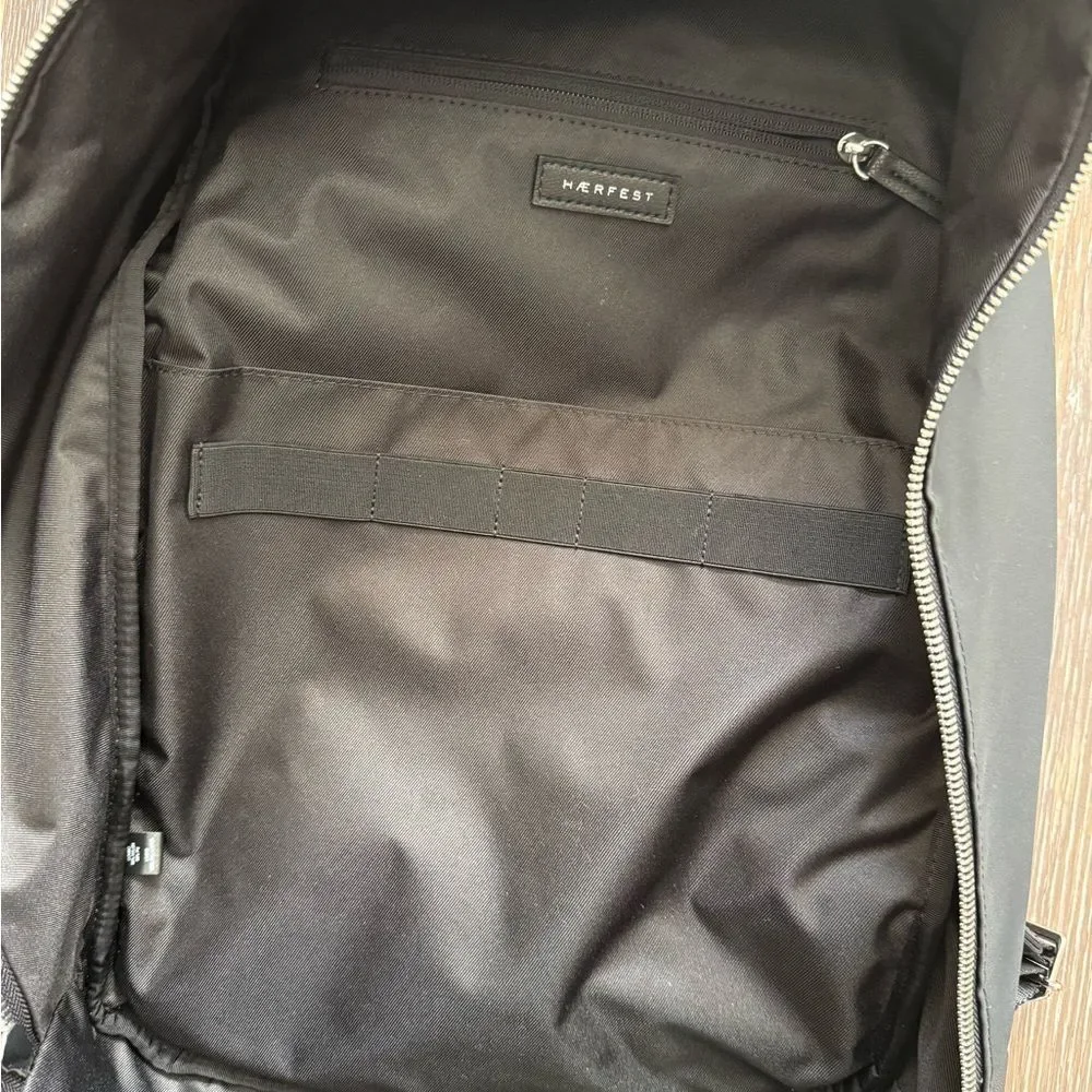 Haerfest x Mercedes-Benz Limited Edition Black Nylon Leather Backpack